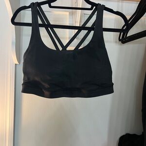 Black lululemon sports bra